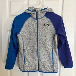 Kids L.L. Bean Zip Up Jacket Size Medium 10/12